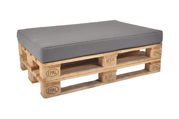 Fritab Palle Palldyna 120x80 cm Grå - Fritab - Products - Utemöbler & utemiljö - Dynor - Soffdyna & bänkdyna utemöbler