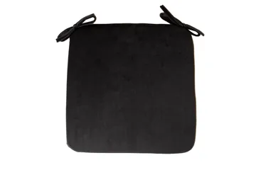Velvet Sittdyna 39x39x25 cm Svart - Products - Utemöbler & utemiljö - Dynor - Sittdyna & ryggdyna utemöbler