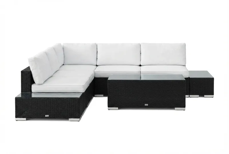 Bahamas Hörnsoffa (Vändbar) öppet avslut inkl avslut 5 sits - bord utan hylla - Products - Utemöbler & utemiljö - Loungemöbler - Loungeset & loungegrupp