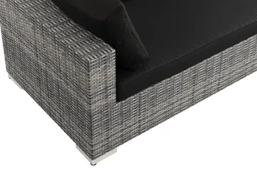 Bahamas L-formad utesoffa höger, 7-sits med bord och hylla - Grå - Products - Utemöbler & utemiljö - Loungemöbler - Loungeset & loungegrupp