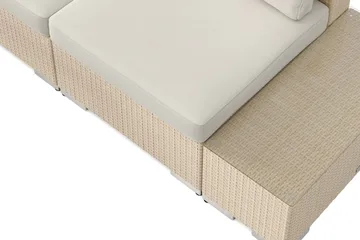 Bahamas utomhus hörnsoffa 7-sits vändbar med öppet avslut och bord - Beige - Products - Utemöbler & utemiljö - Loungemöbler - Loungeset & loungegrupp