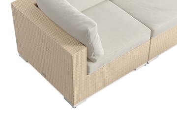 Bahamas utomhus hörnsoffa 8-sits vändbar med fåtölj och bord med hylla - Beige - Products - Utemöbler & utemiljö - Loungemöbler - Loungeset & loungegrupp