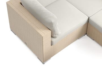 Bahamas utomhus U-soffa 8-sits vändbar divan med öppet avslut och bord - Beige - Products - Utemöbler & utemiljö - Loungemöbler - Loungeset & loungegrupp