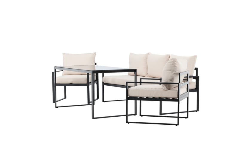 Catania Soffgrupp Utomhus 5-sits - Svart - Products - Utemöbler & utemiljö - Loungemöbler - Loungeset & loungegrupp