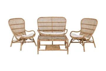 Ella Loungegrupp med Dynor - Trä/natur - Products - Utemöbler & utemiljö - Loungemöbler - Loungeset & loungegrupp