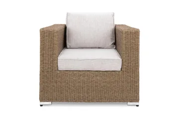 Marcus Loungefåtölj med Dyna - Utefåtölj Rotting Utemöbler - Natur Brun - Products - Utemöbler & utemiljö - Loungemöbler - Loungestol utomhus