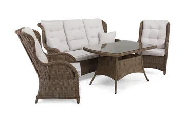 Marcus Soffgrupp Utomhus 3-sits Ink. Utefåtöljer - Natur - Products - Utemöbler & utemiljö - Loungemöbler - Loungeset & loungegrupp