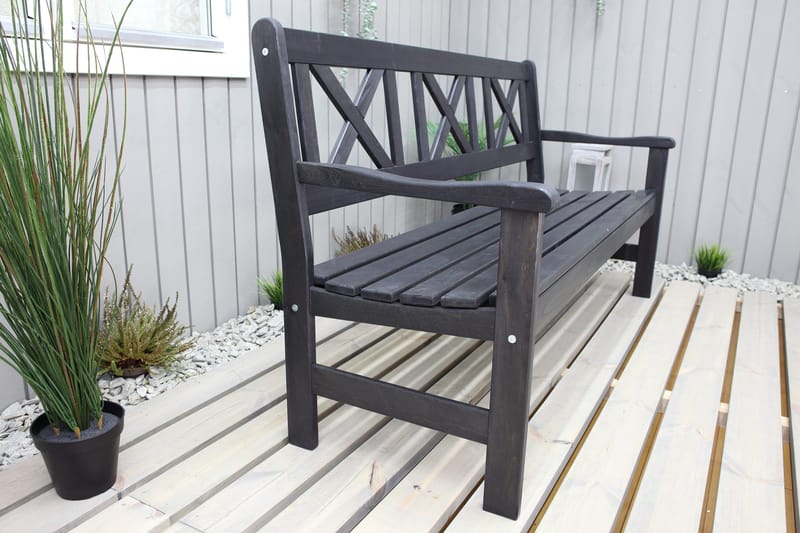 Olivo 3-sits Utesoffa - Kaffesvart - Products - Utemöbler & utemiljö - Loungemöbler - Loungesoffor