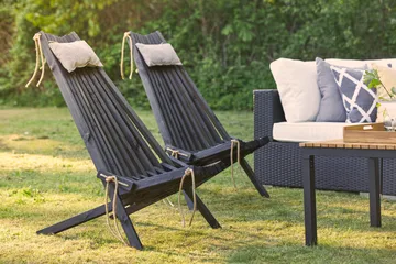 Park Solstol - Svart - Products - Utemöbler & utemiljö - Loungemöbler - Loungestol utomhus