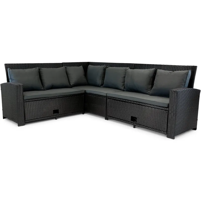 Soffgrupp utemöbler | Inbyggd förvaring | Lyfco Sannäs - Products - Utemöbler & utemiljö - Loungemöbler - Loungeset & loungegrupp