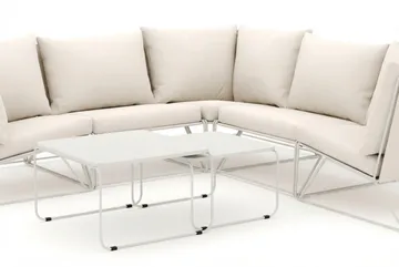 Usteryd utomhus hörnsoffa 5-sits vändbar - Beige/Striped - Products - Utemöbler & utemiljö - Loungemöbler - Loungeset & loungegrupp