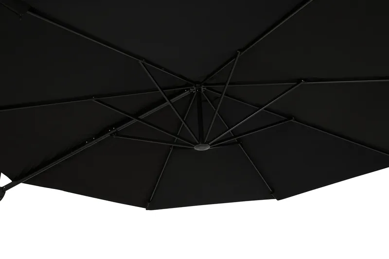 Vienna Lyx Parasoll 3,5 m - Svart - Products - Utemöbler & utemiljö - Solskydd - Parasoll - Hängparasoll
