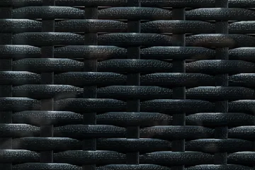 Bahamas Loungebord och Soffbord Utomhus 100 cm Konstrotting Glas - Svart - Products - Utemöbler & utemiljö - Utebord & trädgårdsbord - Loungebord & soffbord utomhus