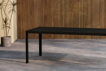 Giardini Matbord Utomhus 90x200 cm - Svart - Products - Utemöbler & utemiljö - Utebord & trädgårdsbord - Matbord utomhus