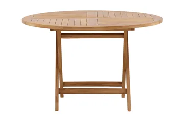 Kenya Matbord Utomhus Rund Ø120 cm - Beige - Products - Utemöbler & utemiljö - Utebord & trädgårdsbord - Matbord utomhus