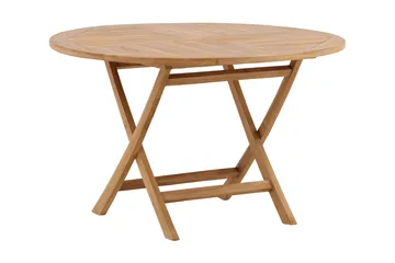 Kenya Matbord Utomhus Rund Ø120 cm - Beige - Products - Utemöbler & utemiljö - Utebord & trädgårdsbord - Matbord utomhus