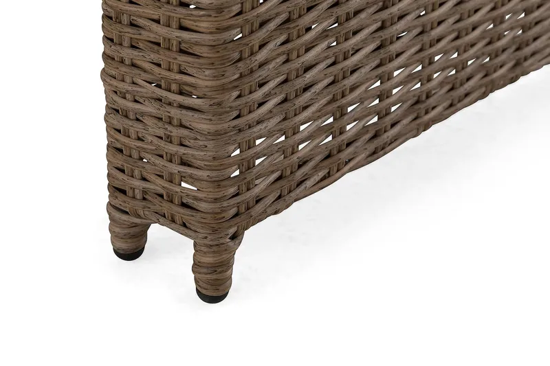 Marcus Stort Matbord Utomhus 200x100 cm – Utebord i konstrotting med glasskiva för Uteplats och Trädgård - Natur Trä - Products - Utemöbler & utemiljö - Utebord & trädgårdsbord - Matbord utomhus