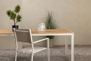 Break Matbord Utomhus 90x205 cm - Beige - Products - Utemöbler & utemiljö - Utebord & trädgårdsbord - Matbord utomhus