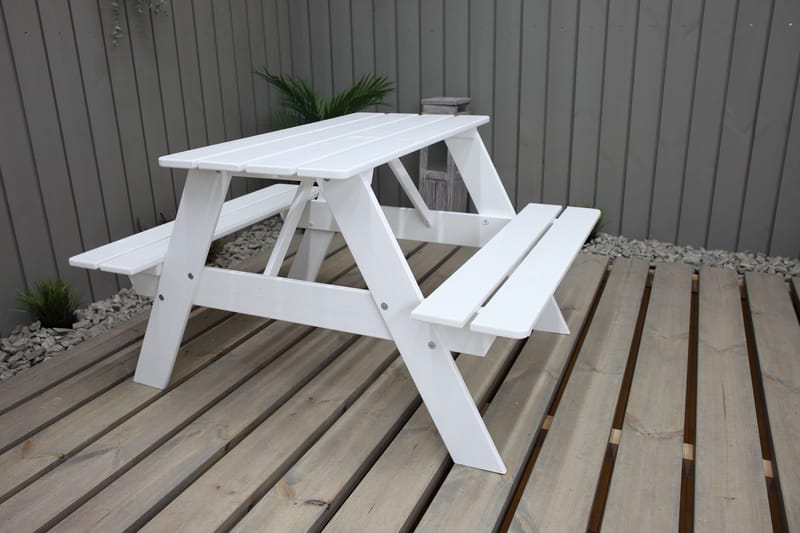 Nancie Mini Picknickbord - Vit - Products - Utemöbler & utemiljö - Utebord & trädgårdsbord - Picknickbord