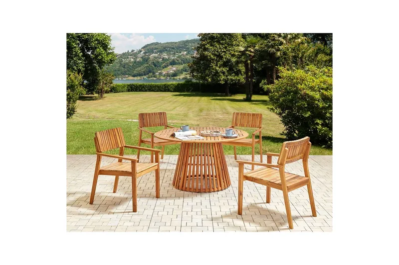 Runt bord Agello - Products - Utemöbler & utemiljö - Utebord & trädgårdsbord - Matbord utomhus