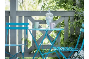 Fiori Balkongset 52 cm - Blå - Products - Utemöbler & utemiljö - Utegrupp - Cafegrupp & cafeset