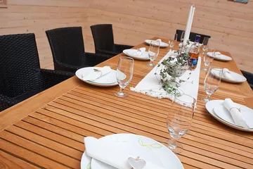 Las Vegas Matgrupp Utomhus 220-280 + 6 Thor Fåtölj - Svart/Teak/Svart - Products - Utemöbler & utemiljö - Utegrupp - Matgrupp utomhus