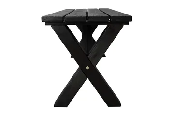 Lietinna Utebänk 100 cm - Svart - Products - Utemöbler & utemiljö - Utesoffa - Trädgårdsbänk & utebänk