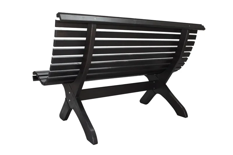 Norvald Bänk Utomhus - Kaffesvart - Products - Utemöbler & utemiljö - Utesoffa - Trädgårdssoffa