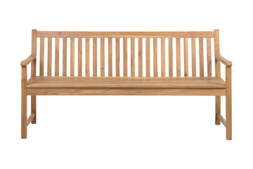 Trädgårdsbänk akaciaträ ljusbrun 180 cm VIVARA - Trä/natur - Products - Utemöbler & utemiljö - Utesoffa - Trädgårdsbänk & utebänk