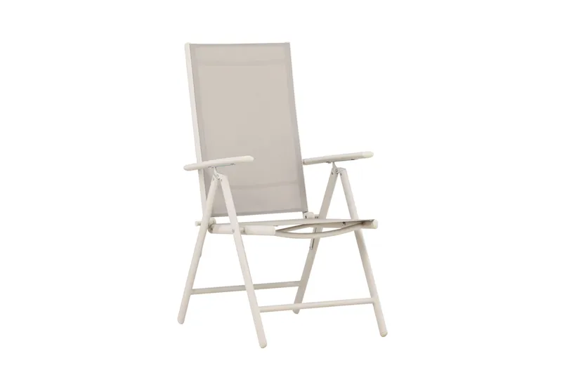 Maggie Fällbar Positionsstol utomhus i aluminium, Beige