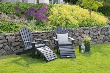 Tennessee Däckstol med Fotstöd Orkangrå - Hillerstorp - Products - Utemöbler & utemiljö - Utestol & trädgårdsstol - Solstol - Däckstol