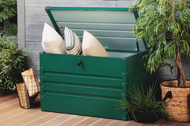 Cebrosa Dynlåda 62|100|64 cm - Grön - Products - Utemöbler & utemiljö - Utomhusförvaring - Dynförvaring - Dynbox & dynlåda