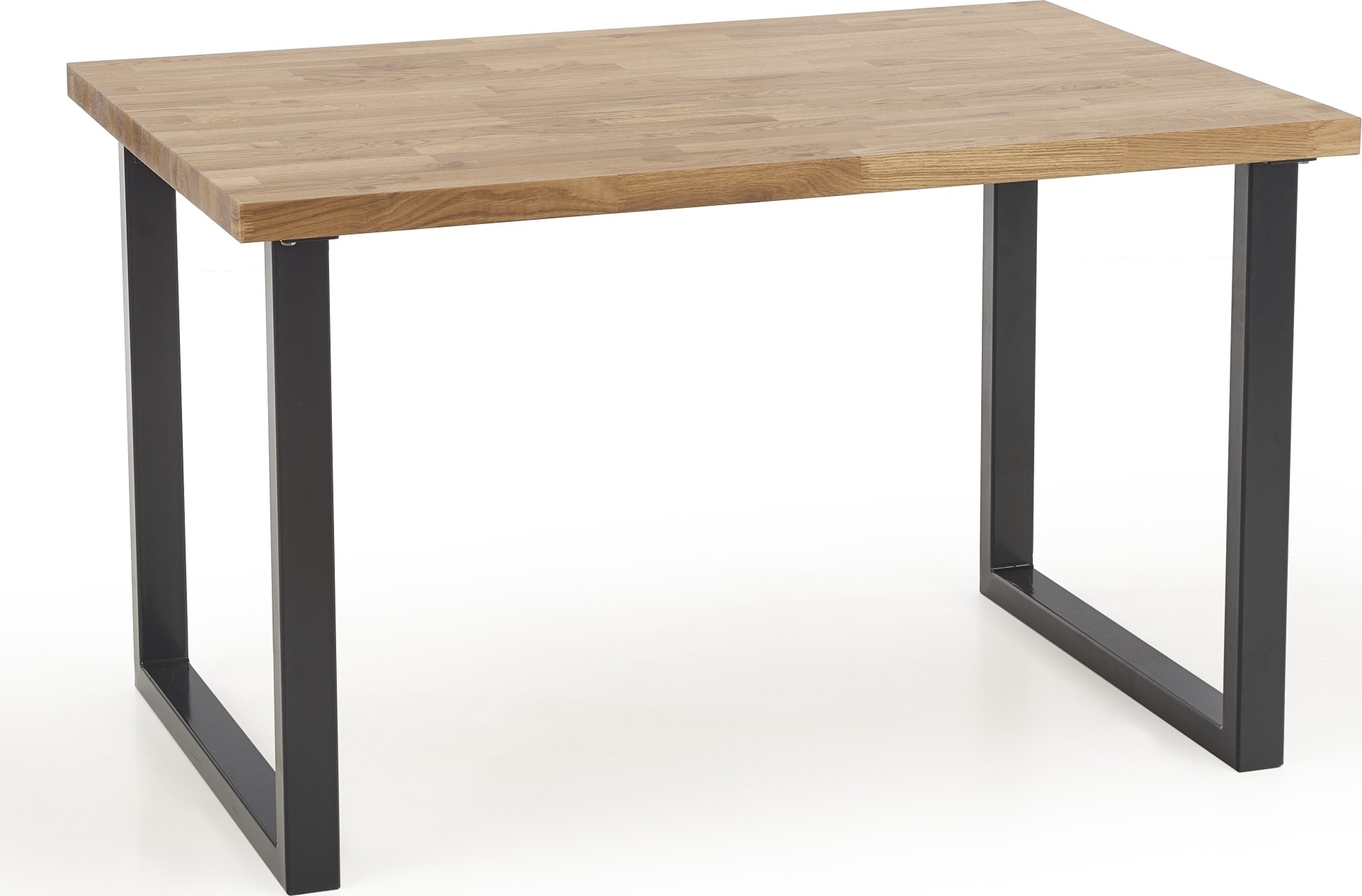 Gambon Esstisch 140x85 cm - Eiche/Schwarz