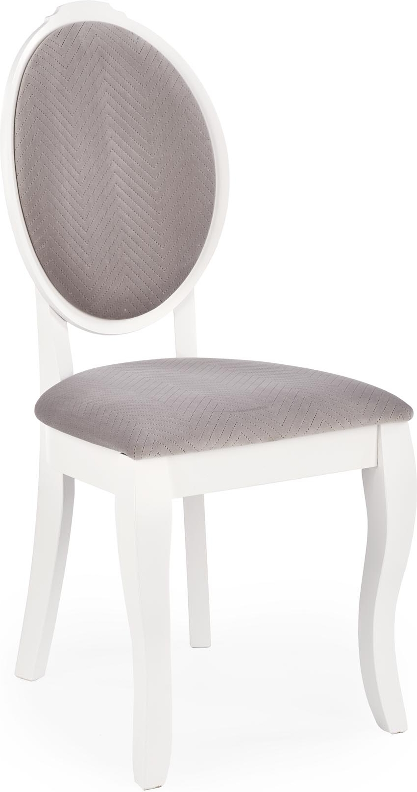 Oxygen Esszimmerstuhl - Wei�/Grau