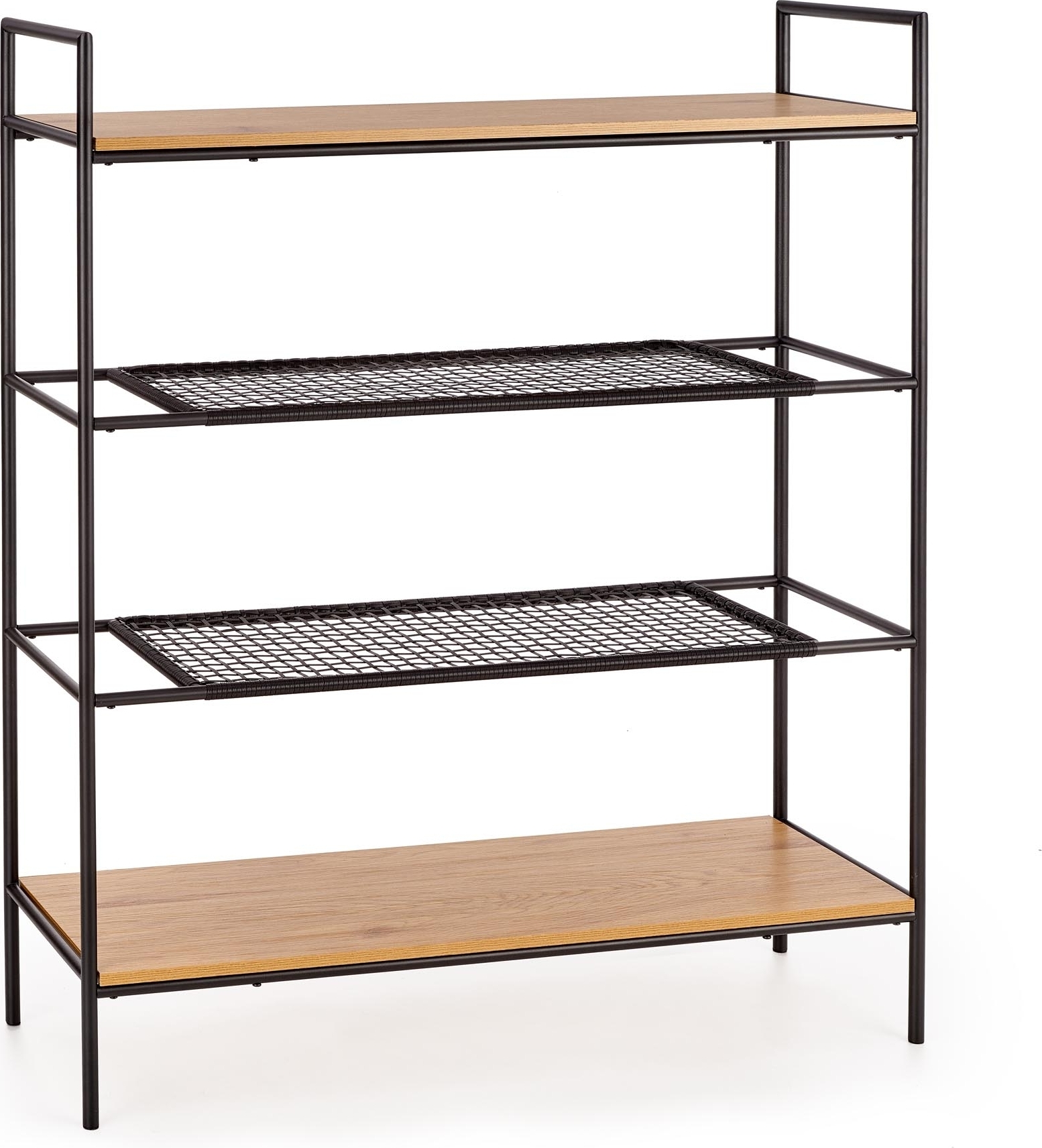 Bücherregal Wadi - Eiche/schwarz Bücherregal Wadi - Eiche/schwarz