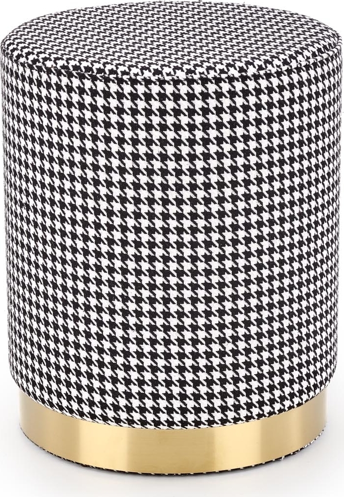 Pouf Surya - Schwarz-wei� gemustert