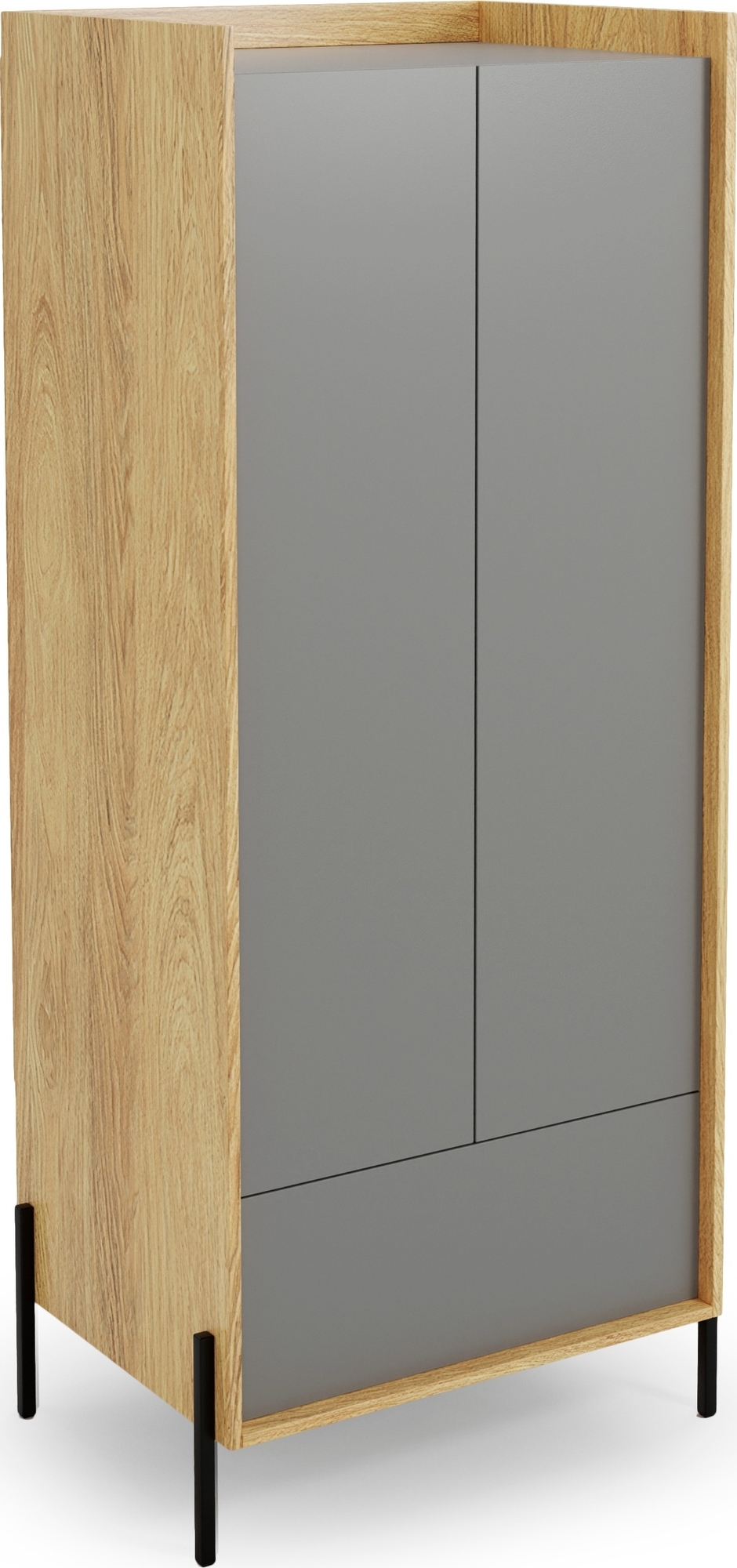 Loki Kleiderschrank - Grau Loki Kleiderschrank - Grau