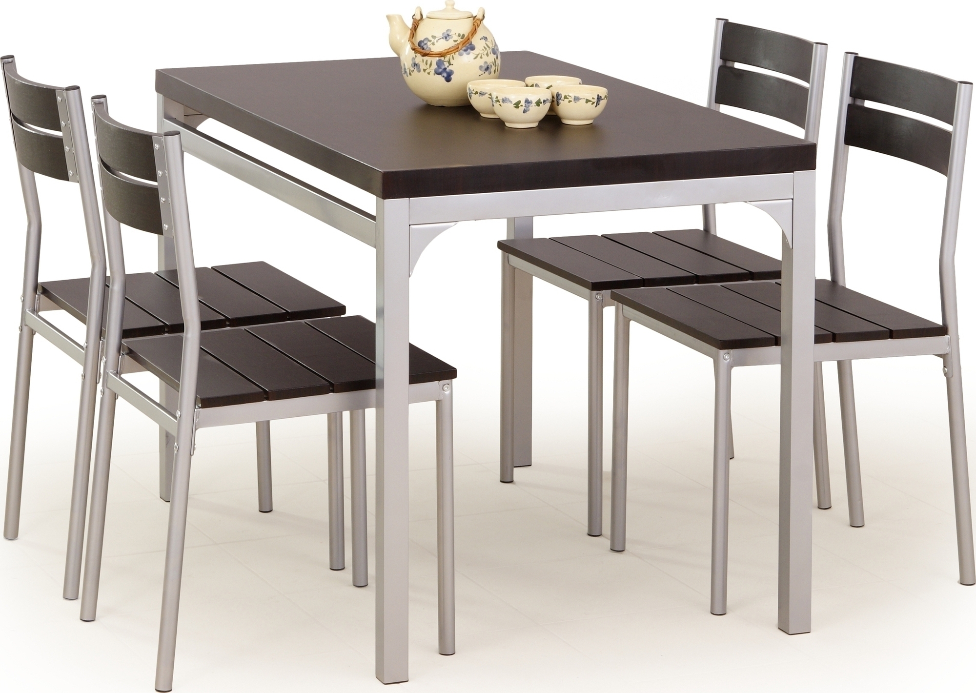 Myrsjö Essgruppe in Wenge - Tisch inklusive 4 Stühle Myrsjö Essgruppe in Wenge - Tisch inklusive 4 Stühle