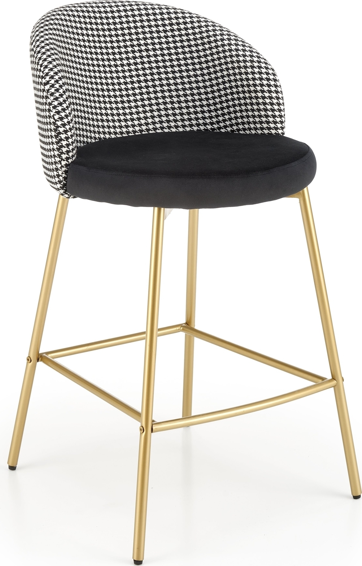 Pelican Barhocker 113 - Schwarz/Weiß/Gold Pelican Barhocker 113 - Schwarz/Weiß/Gold