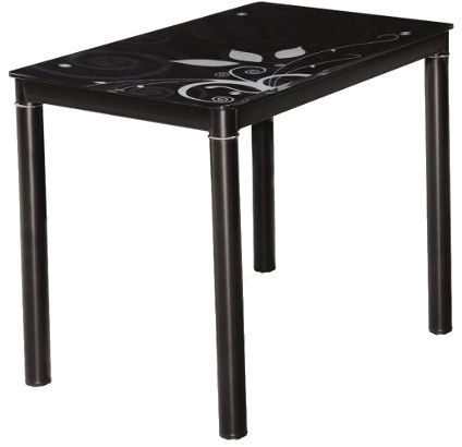 Esstisch Anastasia 80 cm - Schwarz