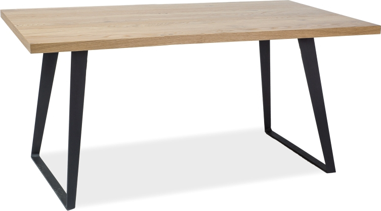 Falcon Esstisch 150 cm - Eiche/schwarz