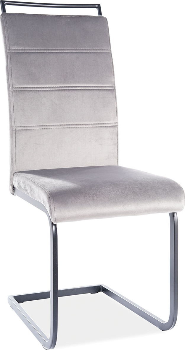 Cottonwood Esszimmerstuhl - Grauer Samt Cottonwood Esszimmerstuhl - Grauer Samt