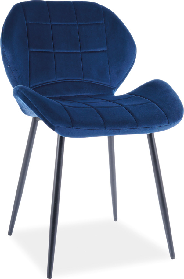 Marilyn Esszimmerstuhl - Blauer Samt