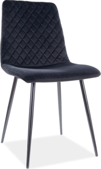 Iry\\\'s Esszimmerstuhl - Schwarzer Samt