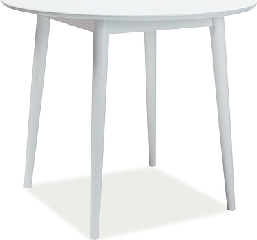 Esstisch �90 cm wei� + M�belf��e