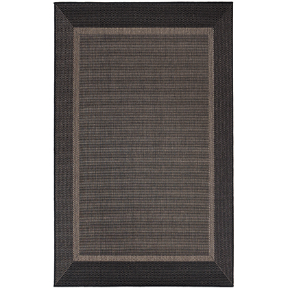 Flachgewebter / einfach gewebter Teppich - Bodega - Anthrazit