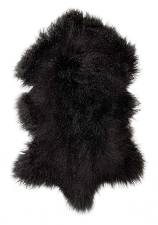 Shansi Lammfell Schwarz