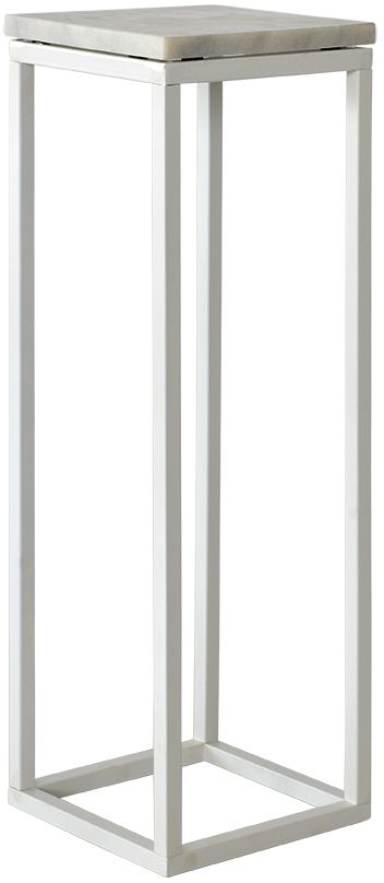 Accent Sockel - Weißer Marmor Accent Sockel - Weißer Marmor