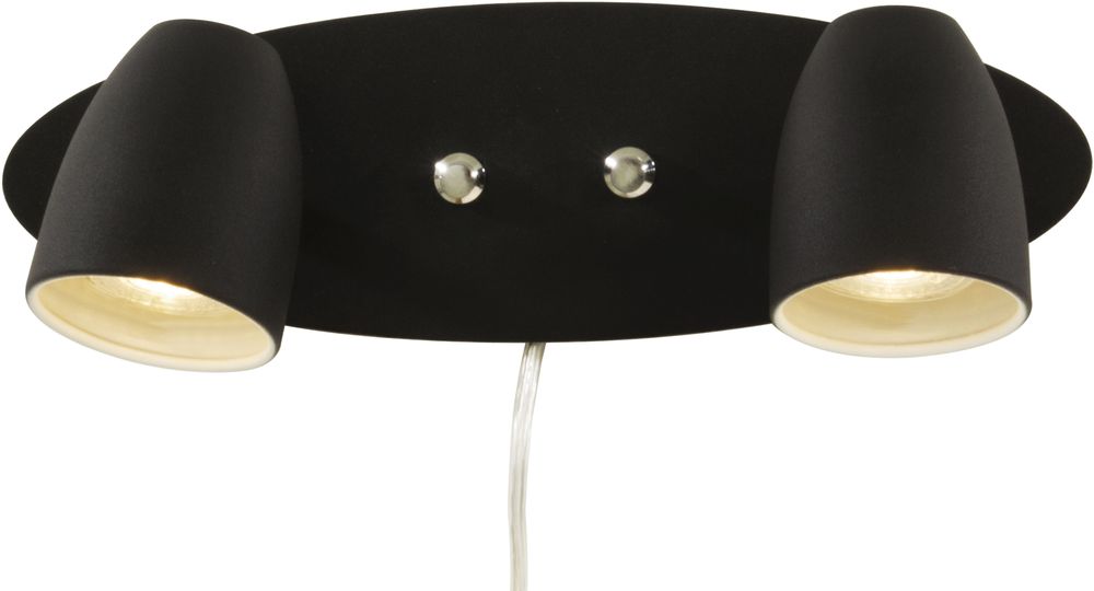 Sandnes Wandleuchte - Schwarz Sandnes Wandleuchte - Schwarz