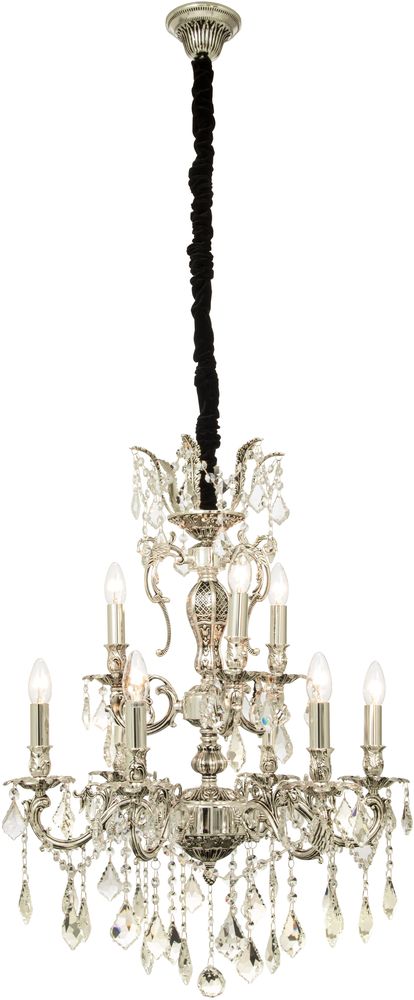Allington 9 Kronleuchter - Antiksilber Allington 9 Kronleuchter - Antiksilber